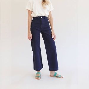 Jesse Kamm sailor pants in midnight navy (see measurements)